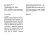 Anteprima di Sarà presto spedito il nuovo catalogo della congr. sal. Lo esorta a cercaresempre nuovi CS, a mandare il rendiconto morale. D. Cerruti F. chiede risposta alla sua circolare. (Data e firma aut.)