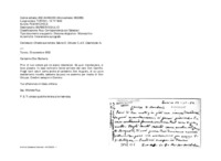 Anteprima di Chiede sue notizie. Saluta D. Ortuzar C. e D. Czartoryski A.
