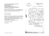 Anteprima di Gli concede di fare una gita a St. Pierre de Canon purché il medico siad'accordo e a patto che non si metta a lavorare. Dica a D. Ortuzar C. chesi occuperà della proposta ricevuta per il Cile.
