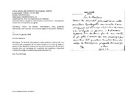Anteprima di Mons. De Montel, intermediario nella questione Czartoryski, non trova piùla rinuncia al legato in favore di D. Barberis.