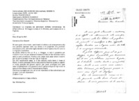 Anteprima di Lo ringrazia dei sentimenti d'affetto dimostratigli. Se differirà fino al10 maggio la festa di S. Michele, potrà essere da lui a Foglizzo.