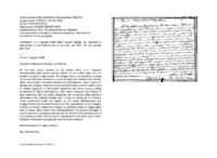 Anteprima di Lo ringrazia delle belle notizie dategli sul noviziato e aspirantato a Las Piedras con la sua lett. del 29/6. Gli dà consigli spirituali.