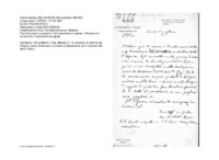 Anteprima di Gli presenta il Sac. Bellamy C. in procinto di partire per l'Algeria comemissionario e chiede la benedizione ed il mandato dal Santo Padre.ASC-DOC-A032-05-08