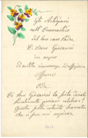 Anteprima di Gli artigiani nell'Onomastico del loro caro Padre Don Bosco Giovanni insegno di sentita riconoscenza ed affezione offrono un ode