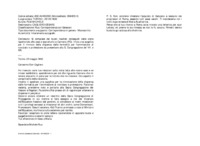 Anteprima di Si compiace dei buoni risultati conseguiti nella visita ispettoriale allecase e soprattutto a Cannara (PG).