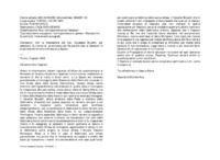 Anteprima di Con la mediazione del Cav. Giuseppe Bruschi, poi salesiano, fà ricorso alprocuratore del Re perchè resti ai Salesiani la proprietà del terreno echiesa a La Spezia.