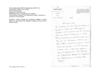 Anteprima di Lettera circolare per giustificare l'assenza di Mons. Cagliero G. alla conferenza salesiana.