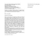 Anteprima di Gli consiglia di destinare qualcuno che possa formare i novizi allo spiritodi umiltà, carità, pietà, zelo ecc., perché non capiti mai un'insubordinazione come quella di D. Durando V.