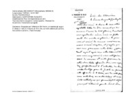 Anteprima di Ringrazia per l'offerta di 200 fiorini, e ricambia gli auguri. D. Bosco èlieto di invitarlo al ritiro che, se molto debole per parlare, farà condurre ad altro. (Testo francese)
