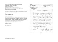 Anteprima di Si compiace che stia meglio. Lo raccomanderà a D. Bosco. Saluti a D. Camillo. (La data è incerta.)
