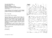 Anteprima di Desidera che si fermi a Santiago (Chilí) poiché in Paraguay la casa è statafondata e non c'è più bisogno che vada. Da Santiago potrebbe dare le destinazioni ai confr. espulsi dall'Equatore.