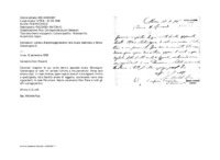Anteprima di Lettera d'accompagnamento alla busta destinata a Mons. Costamagna G.