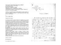 Anteprima di Ringrazia dei saluti e delle preghiere; la salute migliora; lo invita apersuadere D. Monateri G. a tener separati gli artigiani dagli studenti aSan Benigno.