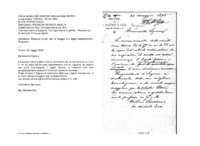 Anteprima di Ricevuta la lett. del 16 maggio e il legato testamentario. Ringrazia.
