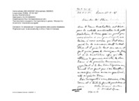 Anteprima di Si compiace per il miglioramento della piccola Madeleine. Pregheranno perla salute della Sig.ra Olive. (Testo francese)