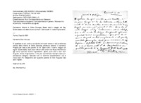 Anteprima di Morte di Doña Dorotea. Spera che il viaggio col Sig. Subercaseaux sia statobuono e che D. Czartoryski A. vada migliorando.