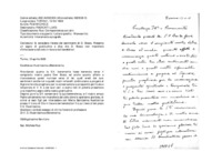 Anteprima di Si considera l'erede dei sentimenti di D. Bosco. Presenta un segno di gratitudine e dice che D. Bosco non mancherà d'intercedere dal cielo in favoredei benefattori.