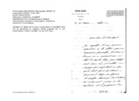 Anteprima di D. Bosco non si trova in buona salute; le sue deboli forze non gli permettono di viaggiare. Chiede preghiere per un suo miglioramento. (Testo francese - P.S. aut. di D. Rua.)