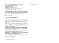 Anteprima di Ringrazia il Sig. Gauthier per il legato di fr. 1000 della madre, per la cui anima assicura preghiere. Chiede notizie delle nozze d'argento dei coniugi Patron. Spera di far loro presto una visita.
