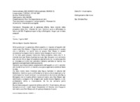 Anteprima di Ringrazia per la generosa offerta. Sono onorati della prossima visita cheintende far loro. Continui pure a diffondere la lettura del BS. Pregherannoper la Sig.ra Bottagisio. Auguri per le feste pasquali.