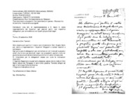 Anteprima di Una lett. di raccomandazione a D. Savio A. come rappresentante dei Superiori agli esercizi spirit. con rispettive delegazioni, per ammettere ai voti quelli già giudicati degni.