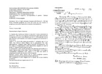 Anteprima di Con un foglio stampato ringrazia dell'offerta di L. 500 del 04.03. Promettepreghiere ed invita ad unirsi ad una novena di preghiere e comunioni secondo le intenzioni dei benefattori.