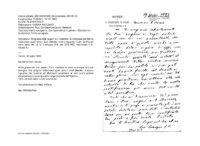 Anteprima di Ringrazia degli auguri e li ricambia. Si compiace perché hanno indovinato isuoi desideri. (Lett. scritta sul retro della lett. di D. Lemoyne G.B. del 29.6.1893 indirizzata a D. Varaia A.)