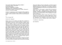 Anteprima di Si compiace per gli ascritti ed aspiranti della sua ispettoria; lo esorta areclutarne sempre di più. Consigli per le accettazioni. Ha letto la relazione sulla conversione dei giovani ebrei.