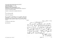 Anteprima di Invia alcune lett. da recapitare. Saluta tutti.
