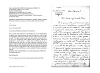 Anteprima di Augurandole buon onomastico, ricorda D. Bosco che usava chiamarla mamma. Leunisce una ricevuta della Direttrice di Chieri.