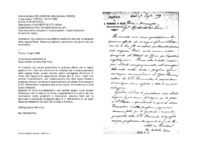 Anteprima di Ha ricevuto la sua offerta nonché la retta per la pensione delle ragazze Rossi. Assicura preghiere, soprattutto nel giorno del suo onomastico.