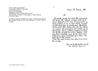 Anteprima di Notizie sulla malattia di D. Bosco: i medici lasciano sperare che potrebbe alzarsi dal letto nella settimana a venire. [Testo in francese]