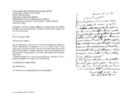 Anteprima di Invia lett. di Mons. Cagliero G. riguardo ad un noto affare; potrebbe dare utili chiarimenti. È contento dei bei giorni passati con lui e tutta la suacasa.