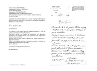 Anteprima di Ha ricevuto l'offerta di L. 100 per il restauro del tempio di Maria Ausiliatrice. Comincerà una novena di benedizioni e preghiere, alle quali la invita ad unirsi.