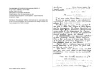 Anteprima di Ringrazia per l'offerta. Comincerà per lei una novena alla quale la invita a partecipare. Gli è riconoscente per avergli indicato una nuova cooperatrice. (Testo francese)