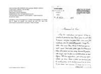 Anteprima di Invia un'immagine di D. Bosco fotolitografata. Gli ricorda che D. Bosco ha riposto viva fiducia nei suoi C.S., certo che continueranno ad aiutare lasua opera. (Testo francese)
