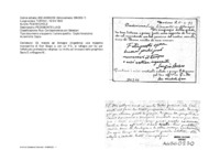 Anteprima di Gli manda ad Almagro (Argentina) una massima manoscritta di Don Bosco e, con un P.S., si rallegra con lui per l'effettuata professione religiosa. Lo invita ad invocare nella preghiera Savio D. e Magone M..
