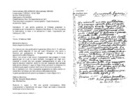Anteprima di E' uno scritto autentico di D.Bosco preparato in precedenza per le benefattrici. Deceduto Don Bosco, D. Rua ne precisa la destinataria, la data, e nesottoscrive il testo, ringraziando per l'offerta di L.100.
