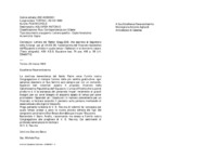 Anteprima di Lettera del Rettor Magg.SDB, che esprime al Segretario della S.Congr. per gli AA.EE.SS. l'accettazione del Vicariato Apostolico dell'Equatore e chiede in quale tempo i Salesiani vi si dovranno recare. [Testo allografo].