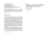 Anteprima di Lett. del Rett.M.SDB, che dichiara al Segr. della S.Congr. AA. EE.SS. la disponibilità ad accogliere il popolo di Macas nel Vicariato di MéndezGualaquiza, rilevando però le difficoltà del Governo Equatoriano [Testo allogr.].