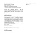 Anteprima di Lett. del Rett.M.SDB, che informa il Segr. della S.Congr.AA. EE.SS. [destinat. presunto] su mancanza di notizie sul contratto tra Prefetto della Miss. di Canelos e Superiore del Vicariato di MéndezGualaquiza [Testo allogr.].