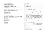Anteprima di Risponde alla lettera del 21/04/1896 n. 30215 [V. A4400154]. Presenta rispettosi omaggi raccomandando alle sue orazioni tutti i Salesiani.