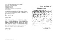 Anteprima di Conferma che la salute di D. Bosco continua a migliorare. Invita ad offrire la Novena di S. Francesco di Sales per la sua guarigione [Copia litografata].