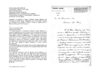 Anteprima di Lo incarica di recarsi a Wardour Castle, Salisbury per intendersi col Padre Dupuy, Cappellano di Lord Arundell, riguardo una fondazione sal. chiesta a Tisbury. Unisce un biglietto per D. Bonavia. [Orig. con P.S. e firma aut.]