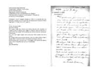 Anteprima di Invia il sussidio mensile di -500 e lo informa che non potrà più mandare una cifra così alta. Si compiace per la buona riuscita degli esami. [Il testo è ms. di D. Lago A.]