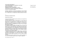 Anteprima di Disposizioni e consigli per organizzare la nuova missione sal. di Pernambuco [di cui D. Giordano sarà direttore]. Gl'invia i saluti di D. Tomatis che è a S. Benigno per dettare gli esercizi spirituali.