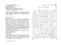Anteprima di Gli manda la lett. del Can. Cauvin di Nizza, col quale il Sig. Hanmer, benefattore della casa sal. di Londra, ha stabilito il prezzo del campo che vorrebbero. L'Abbé Bourne gli ha detto di poter ottenere per loro un prestito.