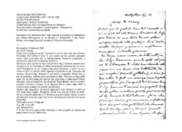 Anteprima di Gli comunica che il Sig. Hanmer ha trovato un benefattore per l'affare dell'acquisto di un terreno [v. A4900147], il Sig. RandBailey; come acquisitore gli consiglia D. Bonavia Giovenale.