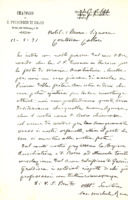 Anteprima di Lett. del Rett. Magg. che invita la contessa all'Oratorio come Priora della festa di Maria Ausiliatrice.