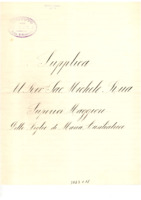 Anteprima di Scrive poche parole comunicando che stanno bene e che hanno ricevuto un'ottima accoglienza dal Santo Padre - MB V, 877 (Sul retro della lettera: comunica la benedizione impartita dal S. Padre il 9 marzo, in latino).